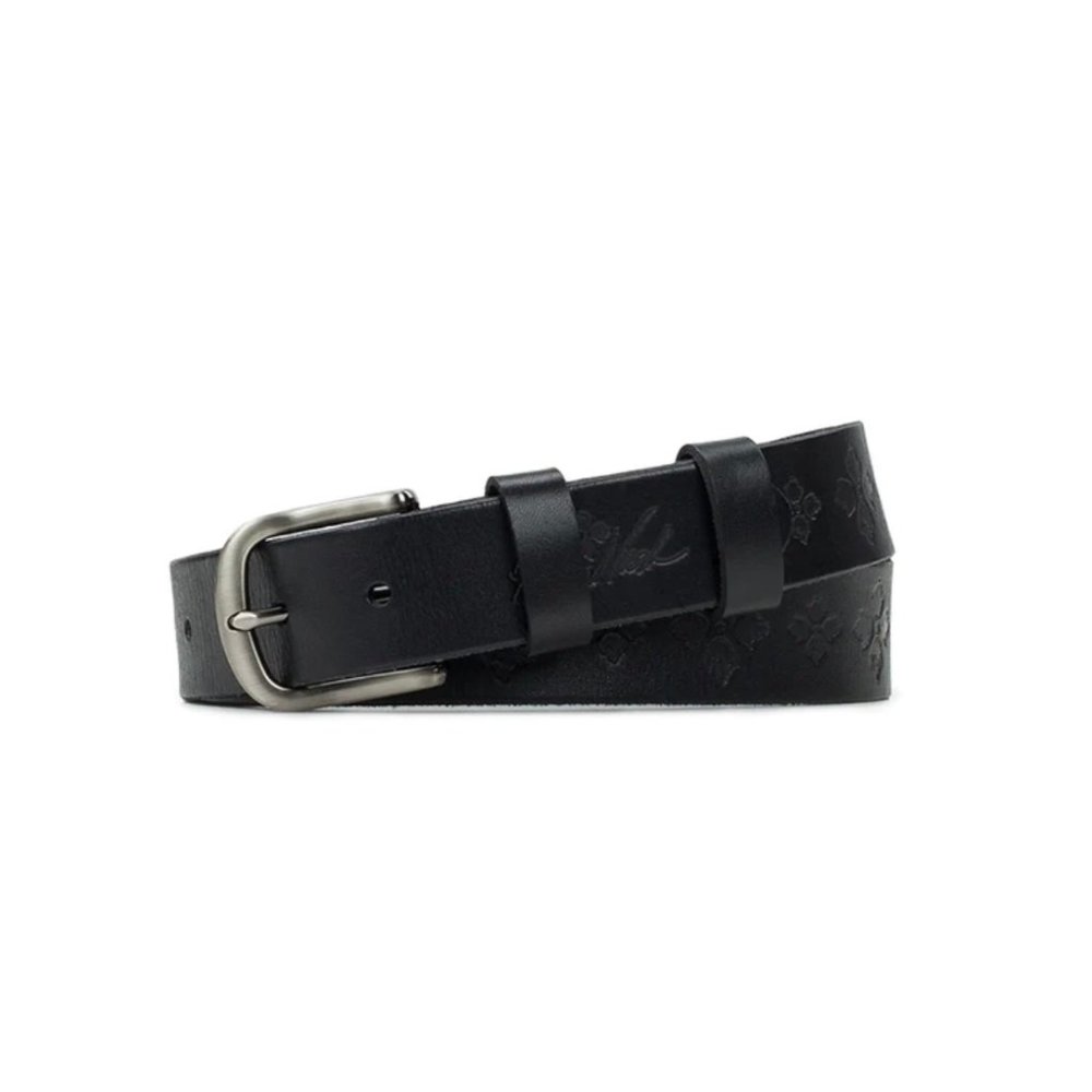 Patricia Nash Wesley Embossed Belt Black Size S